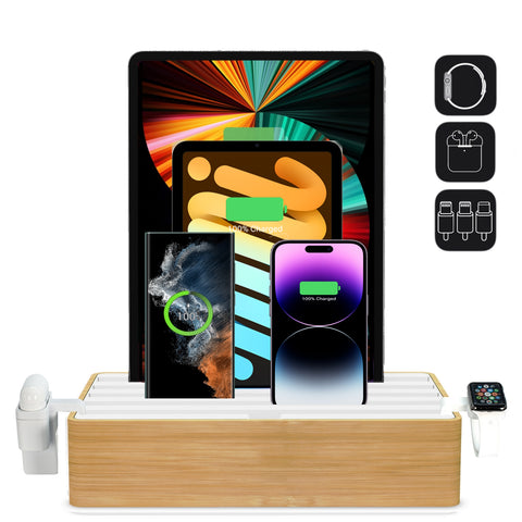 ALLDOCK Classic FAMILY Bamboo & White Package